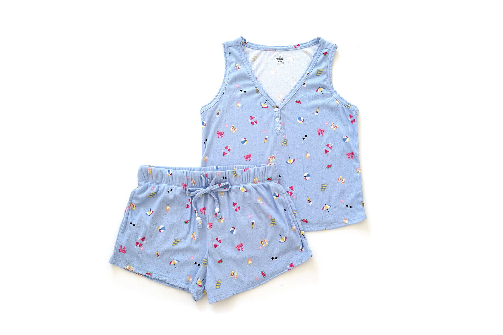 Way To Celebrate Fourth Of July Pointelle Pajama Sets