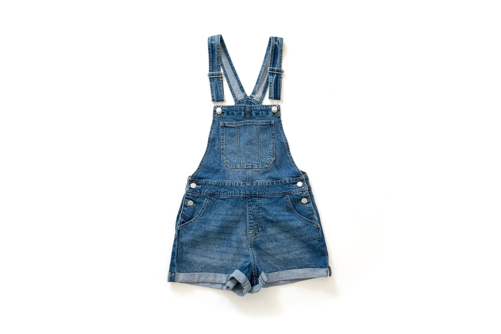 No Boundaries Denim Shortalls