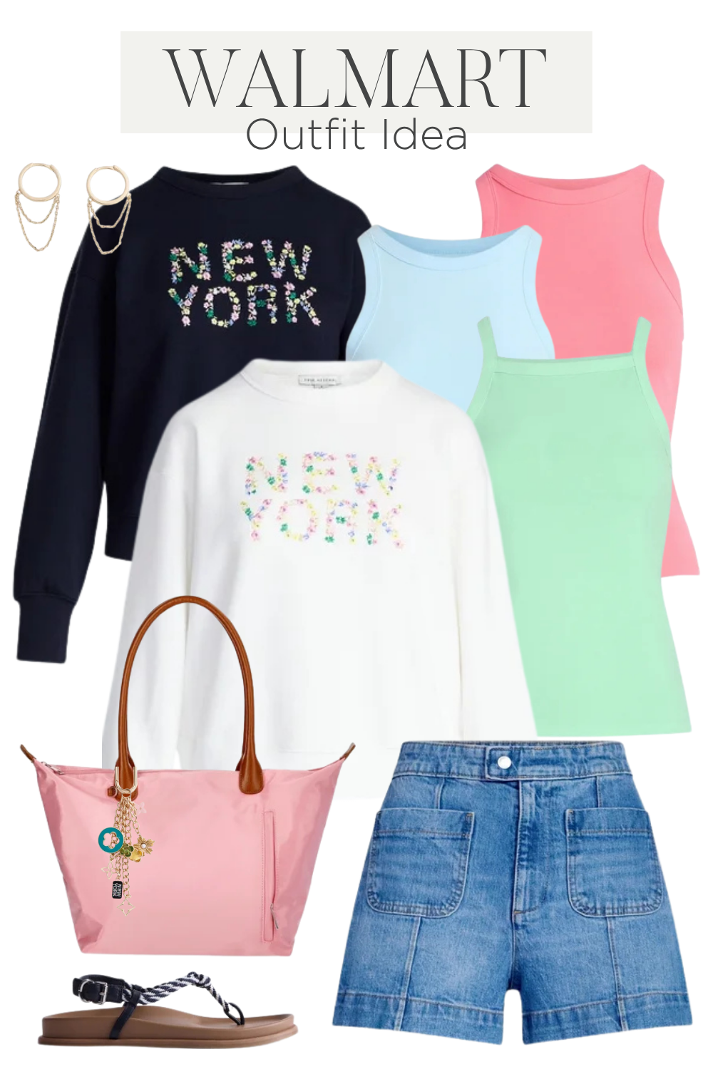 Free Assembly New York Sweatshirt & Tank Outfit Idea