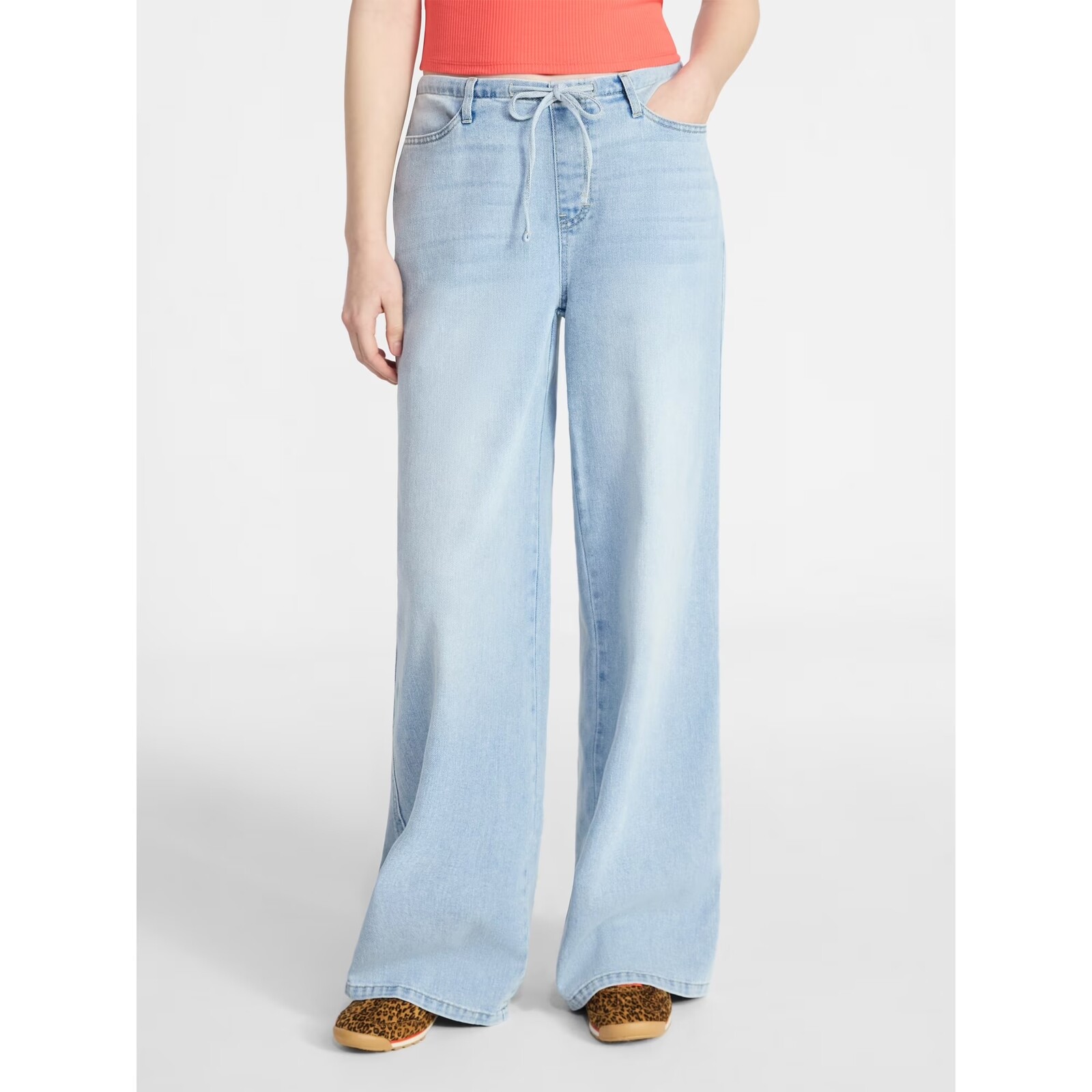 No Boundaries Mini Waist Wide Leg Pants