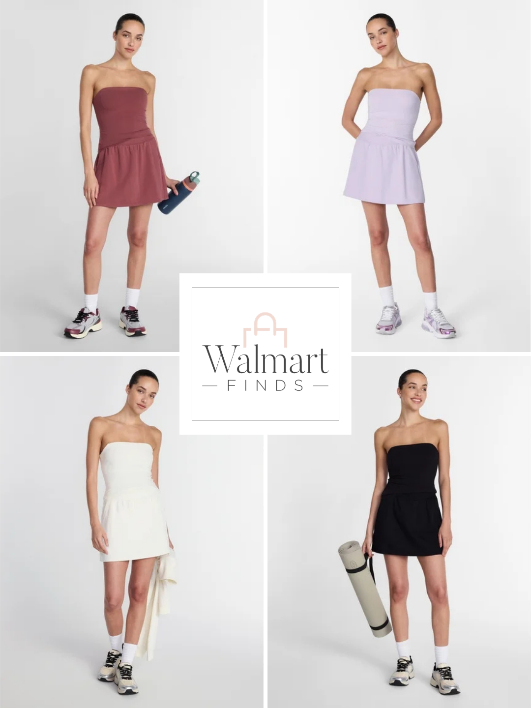 Athletic Works Tube Top & Skort