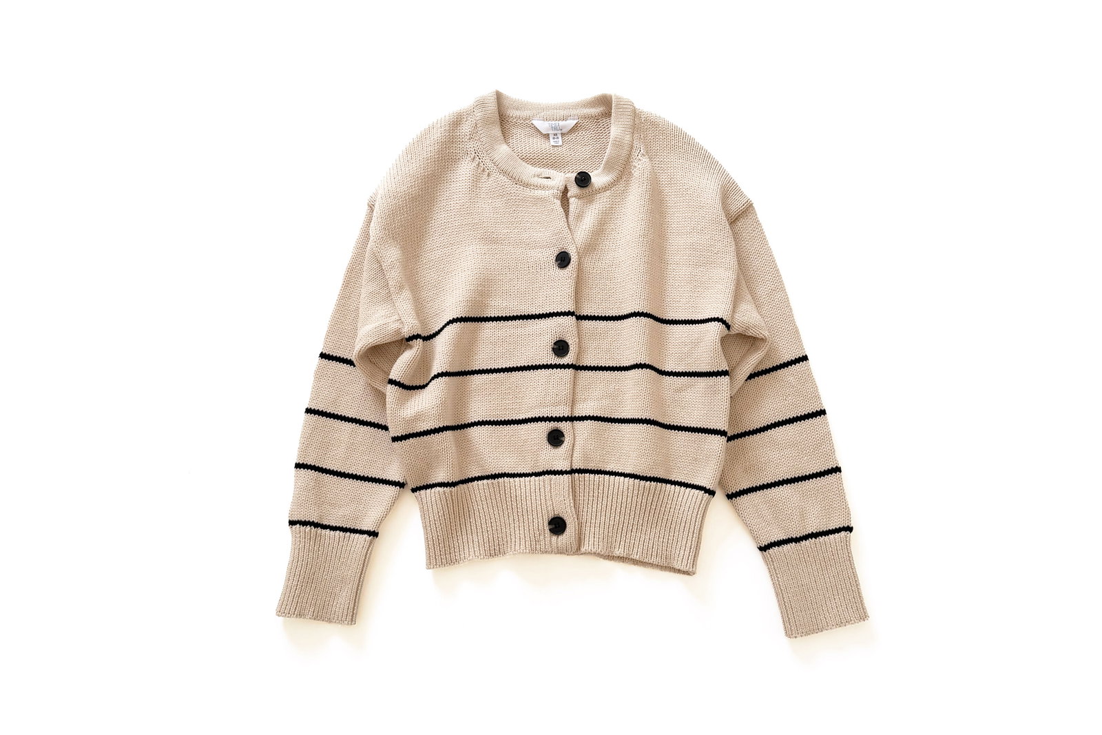 Time and Tru Striped Cardigan Sweater