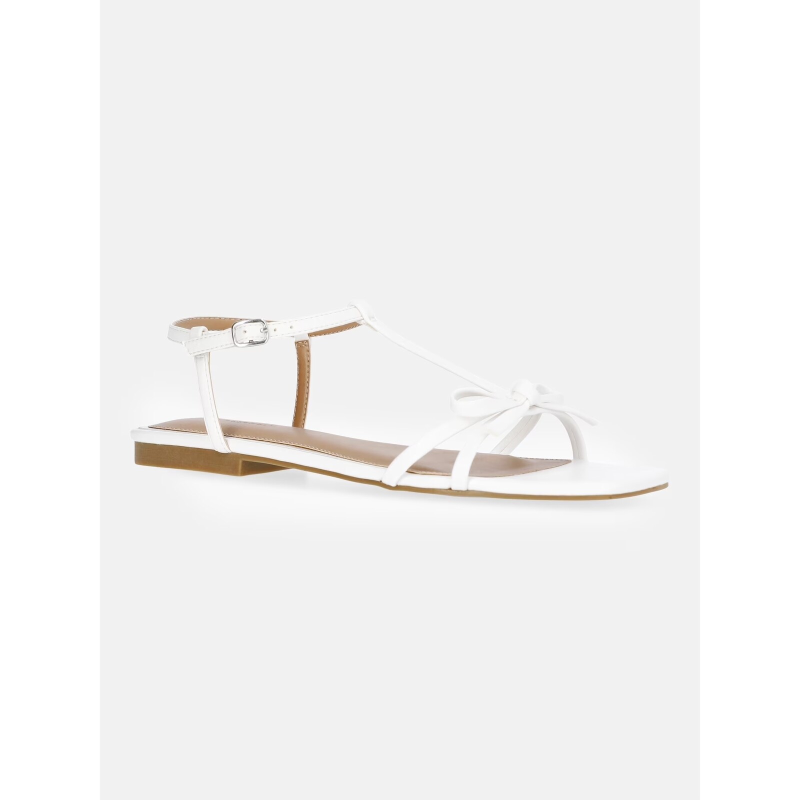 Free Assembly Flat Sandals with Bow