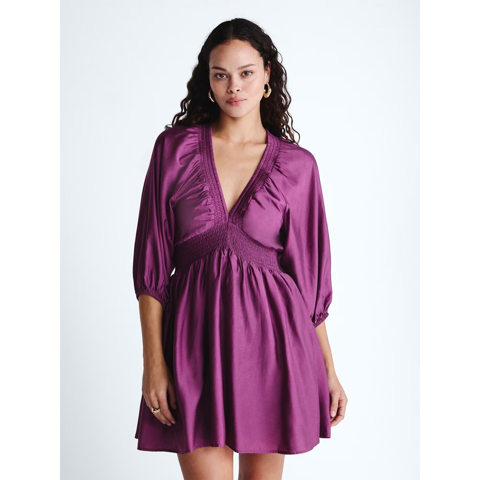 Scoop Mini Raglan Dress