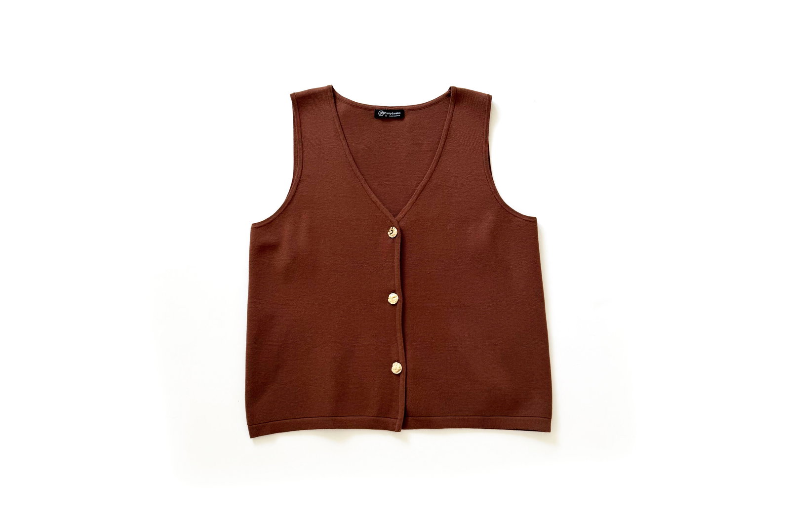 Pretty Garden Button Up Sweater Vest