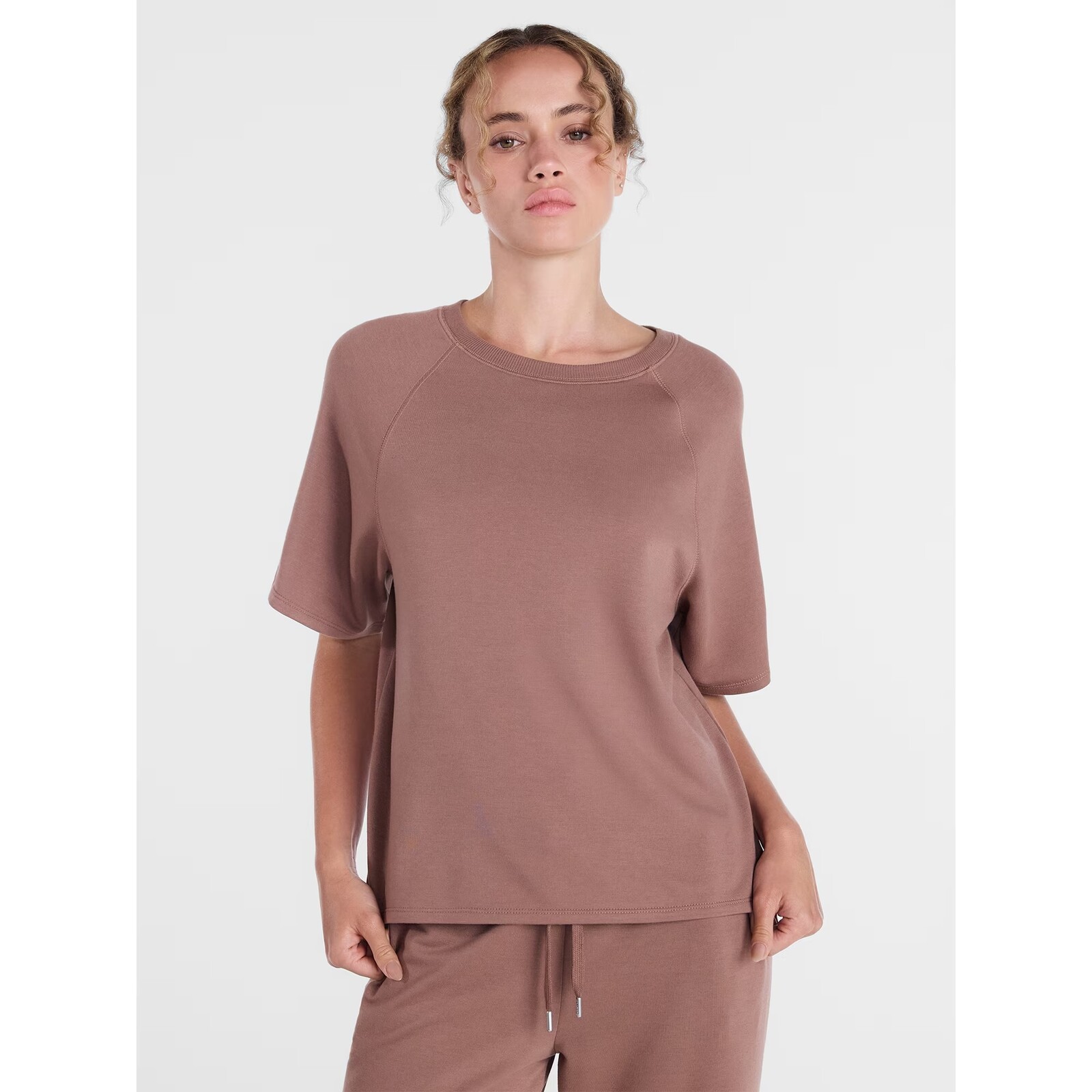 Joyspun French Terry Knit Sleep Top