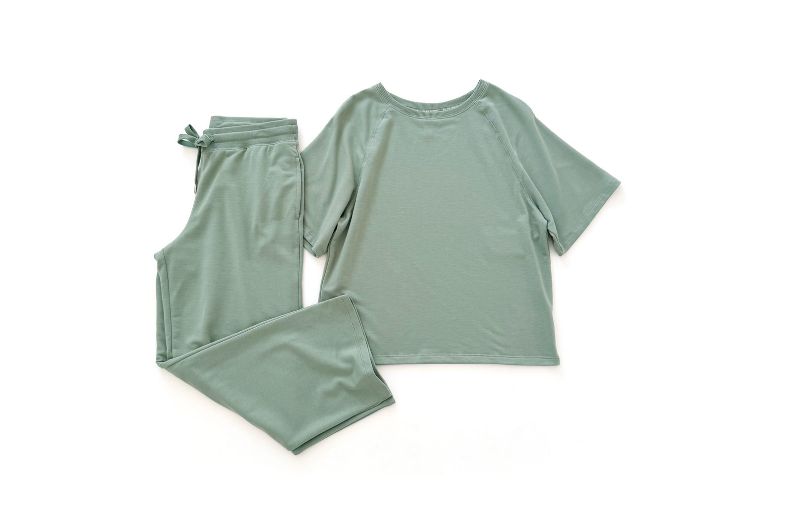 Joyspun French Terry Knit Sleep Top & Capri Pants