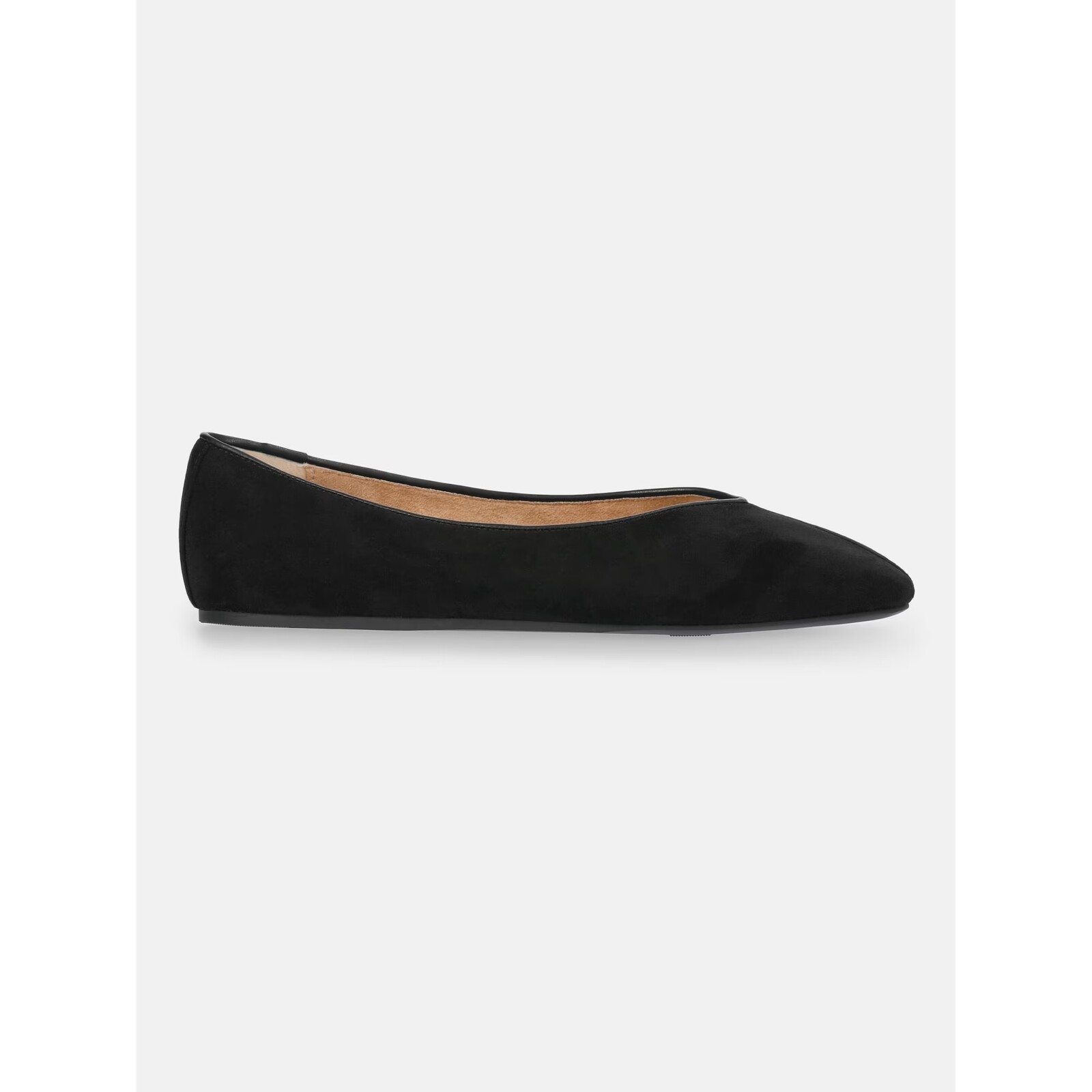 Scenario Faux Suede Ballet Flats