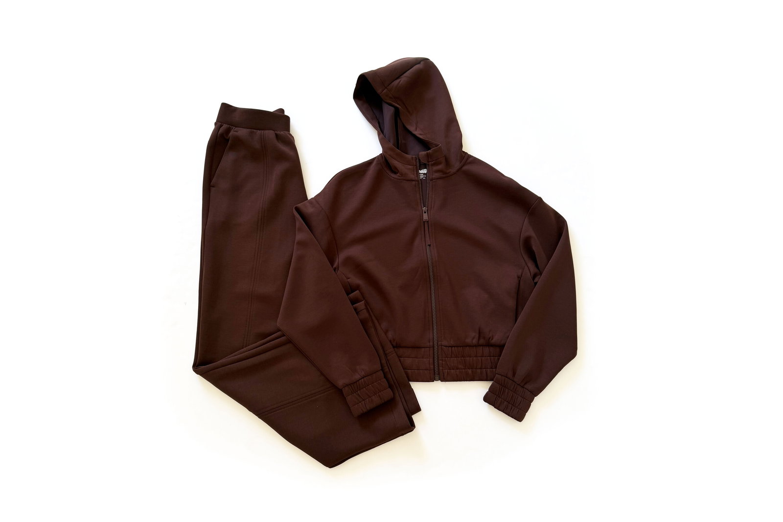 Avia ScubaKnit Zip Hoodie & Wide Leg Pants