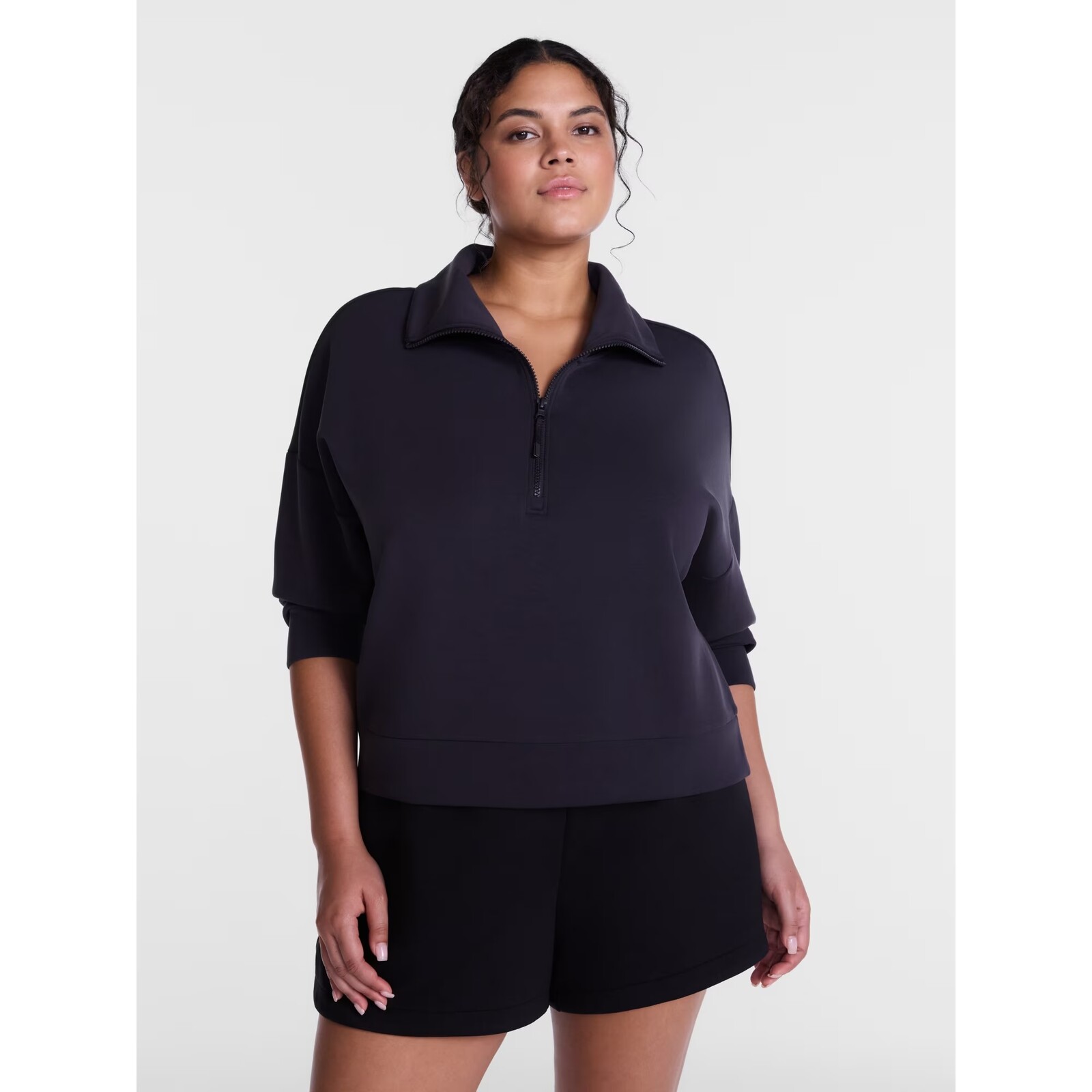 Avia ScubaKnit Quarter Zip Pullover