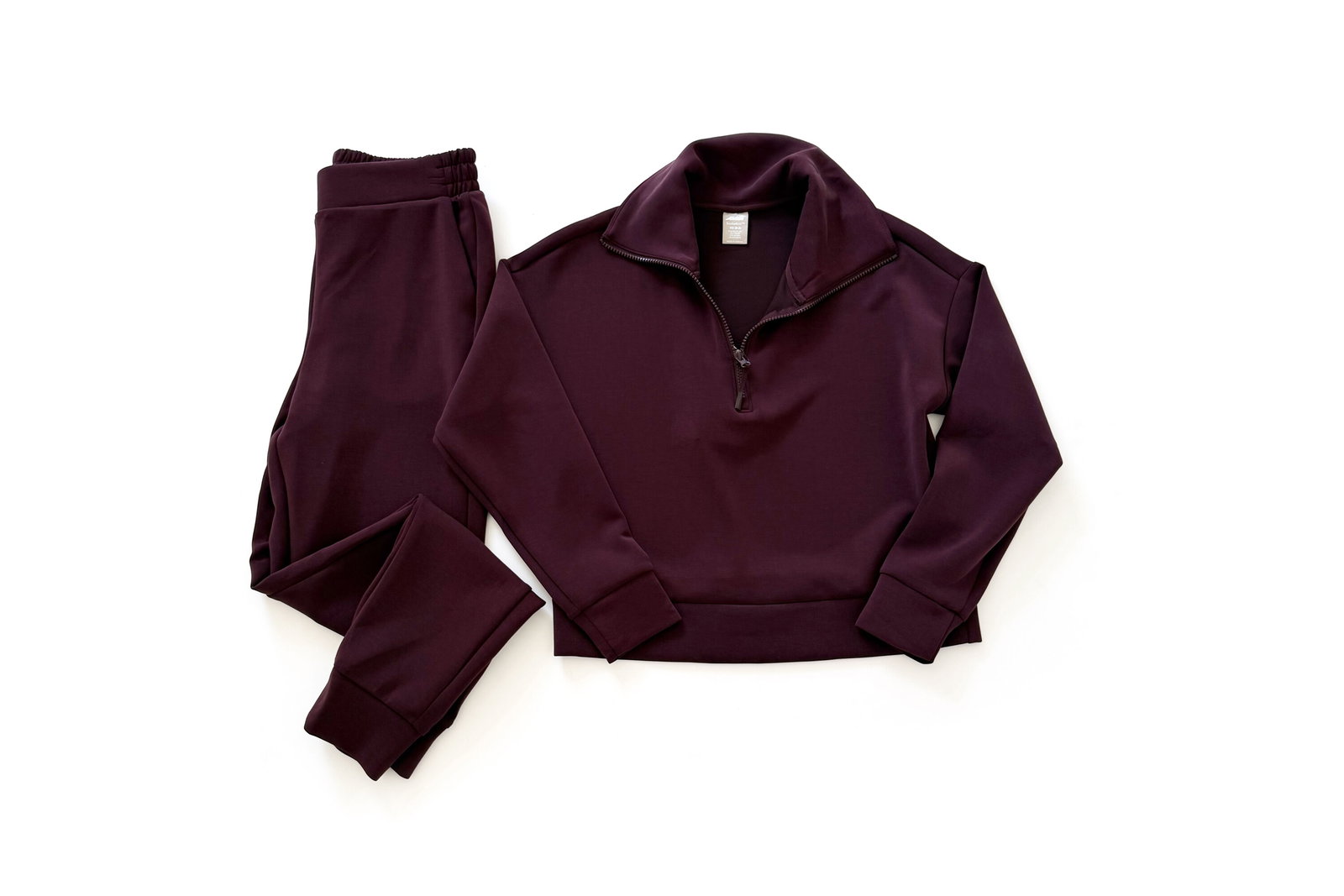 Avia ScubaKnit Quarter Zip Pullover and Joggers