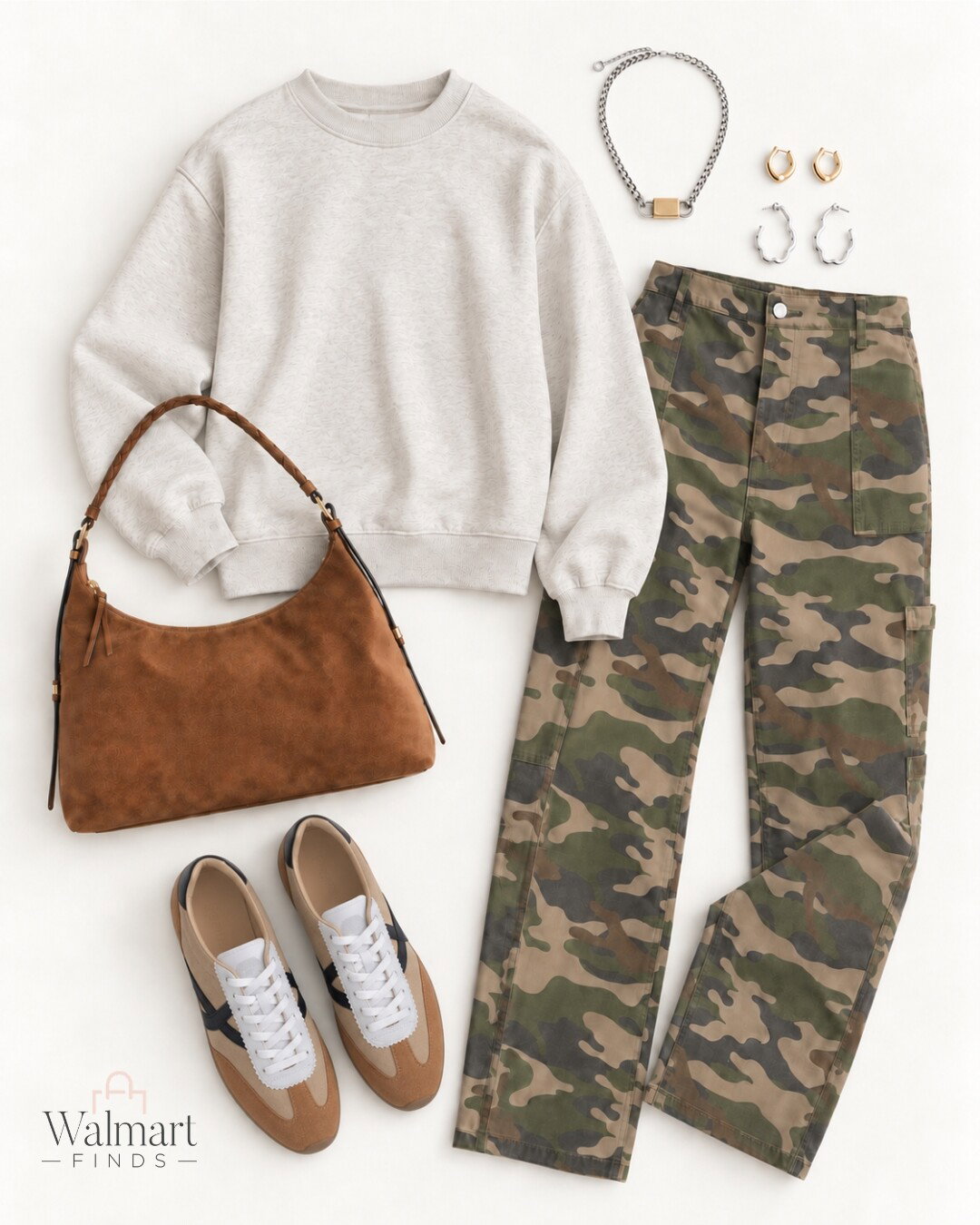 Camo Cargo Pants Outfit Idea