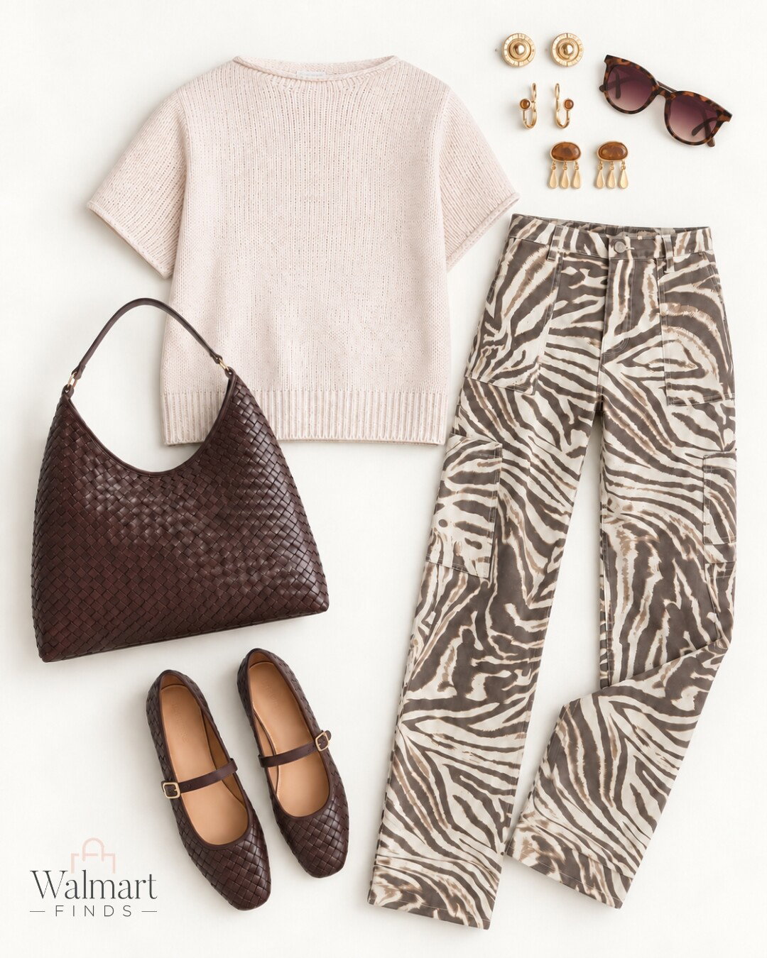 Zebra Cargo Pants Outfit Idea