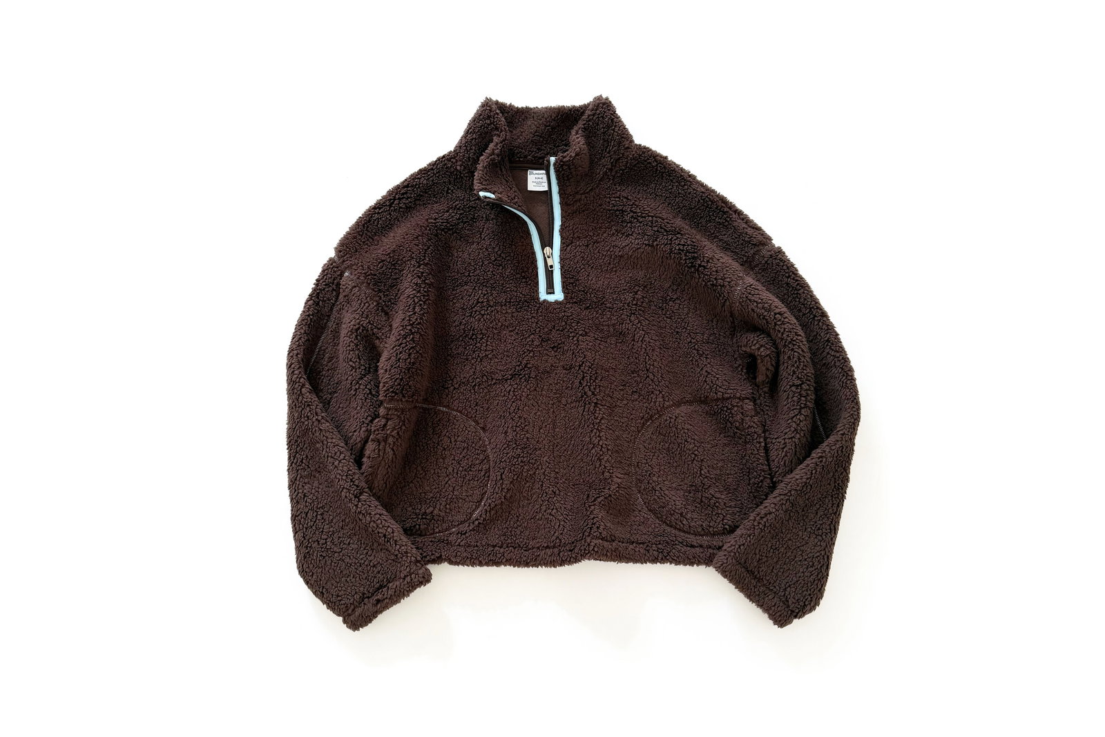 No Boundaries Faux Shearling Plush Pullover